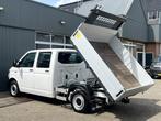 Volkswagen Transporter 2.0 TDI L2H1 DC Euro 6 Pick up Kipper, Auto's, Voorwielaandrijving, 15 km/l, Gebruikt, 4 cilinders