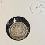 70	 ƒ0,10 	Dubbeltje zilver  1919 CIR, Postzegels en Munten, Munten | Nederland, Zilver, Ophalen of Verzenden, 10 cent, Koningin Wilhelmina