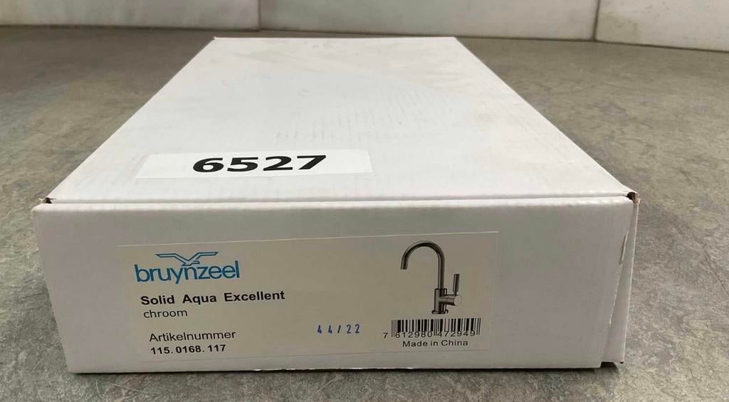 Bruynzeel Solid Aqua Excellent Kraan - Nieuw in doos, Ophalen of Verzenden, Nieuw, Chroom, Kraan