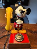 Mickey Mouse telefoon vintage, Ophalen, Mickey Mouse, Gebruikt, Beeldje of Figuurtje