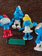 4 vintage smurfen, Ophalen of Verzenden, Zo goed als nieuw, Verschillende Smurfen