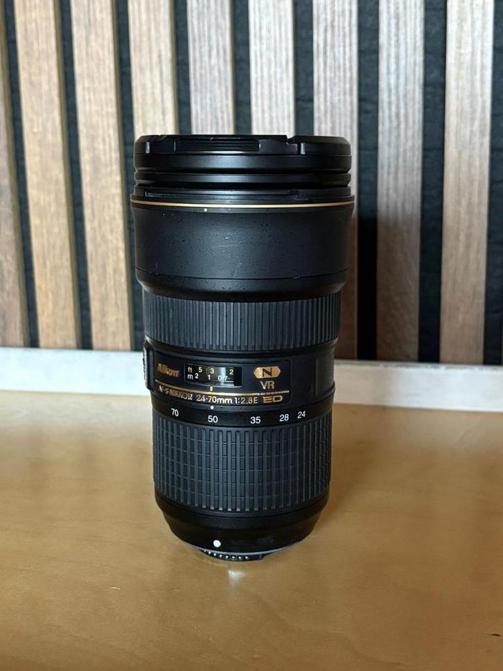 Nikon 24-70mm f/2.8E ED VR - Toplens!, Audio, Tv en Foto, Fotografie | Lenzen en Objectieven, Zo goed als nieuw, Standaardlens