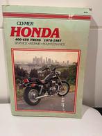 Honda 400-450 twins 1978 - 1987 handleiding, Motoren, Handleidingen en Instructieboekjes, Honda