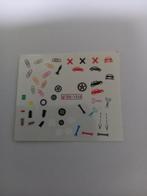 Velletje nagel water decals stickers BN-1225 peperclip, Sieraden, Tassen en Uiterlijk, Verzenden, Wit, Nieuw, Handen en Nagels