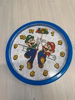 Wandklok Super Mario en Luigi, Kinderen en Baby's, Kinderkamer | Inrichting en Decoratie, Ophalen of Verzenden, Zo goed als nieuw