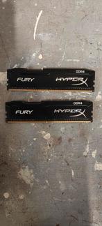 Fury HyperX 2x4gb DDR4 RAM, Computers en Software, RAM geheugen, Gebruikt, DDR4, 8 GB, Ophalen of Verzenden