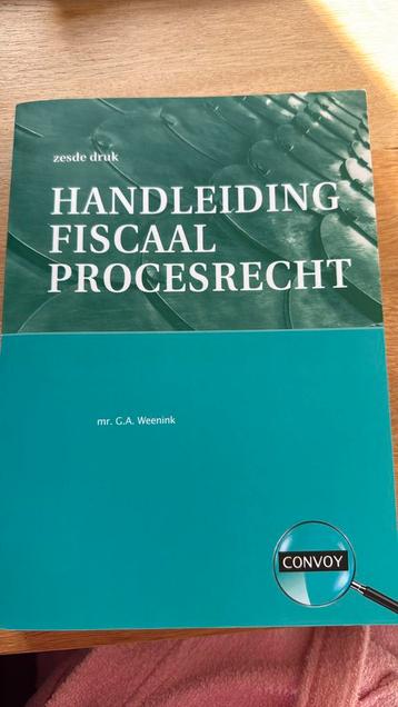 Handleiding fiscaal procesrecht beschikbaar voor biedingen