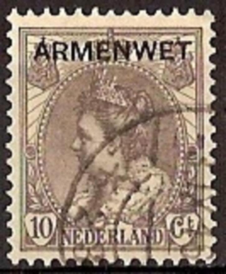Nederland Dienst 7 gestempeld Armenwet 1913, Postzegels en Munten, Postzegels | Nederland, Gestempeld, T/m 1940, Verzenden