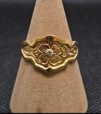 18 krt gouden ring, 18 tot 19, Verzenden, Zo goed als nieuw, Dame