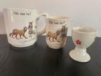 Gien kinderservies roodkapje mok en beker, Ophalen of Verzenden, Porselein, Overige stijlen, Kop(pen) en/of Schotel(s)