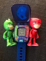 PJ Masks horloge + Gekko & Owlette figuren, Ophalen of Verzenden, Zo goed als nieuw, Rood, Jongen of Meisje