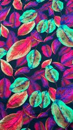 Big leaves viscose tricot, Hobby en Vrije tijd, Stoffen en Lappen, 120 cm of meer, Ophalen of Verzenden, Zo goed als nieuw, Katoen