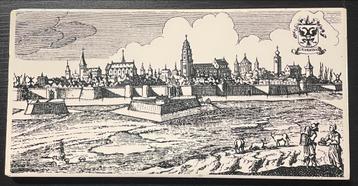 Groningen Stad - Oude afbeelding op tegeltje beschikbaar voor biedingen