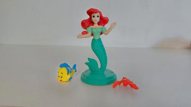 3 kleine zeemeermin poppetjes Disney, Verzamelen, Poppetjes en Figuurtjes, Zo goed als nieuw, Ophalen of Verzenden
