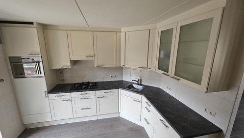 Vanille gekleurde Nobilia hoekkeuken -  type 876 Alba, Huis en Inrichting, Keuken | Complete keukens, Gebruikt, Hoekkeuken, Overige kleuren