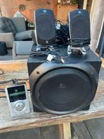 Logitech Z-5500 Digital 5.1 THX Geluidssysteem, Gebruikt, 70 watt of meer, 5.1-systeem, Overige spelers
