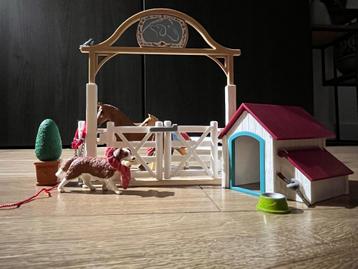 Schleich 42458 Hanna’s gastpaarden met Ruby dog beschikbaar voor biedingen