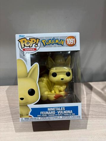 Ninetales #1091 Funko Pop! Games: Pokémon – beschikbaar voor biedingen