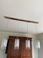 Hanglampen met melkglas, Huis en Inrichting, Lampen | Hanglampen, Minder dan 50 cm, Glas, Gebruikt, Ophalen of Verzenden