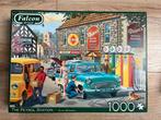 Falcon puzzel 1000 stukjes The Petrol Station, Ophalen of Verzenden, 500 t/m 1500 stukjes, Zo goed als nieuw