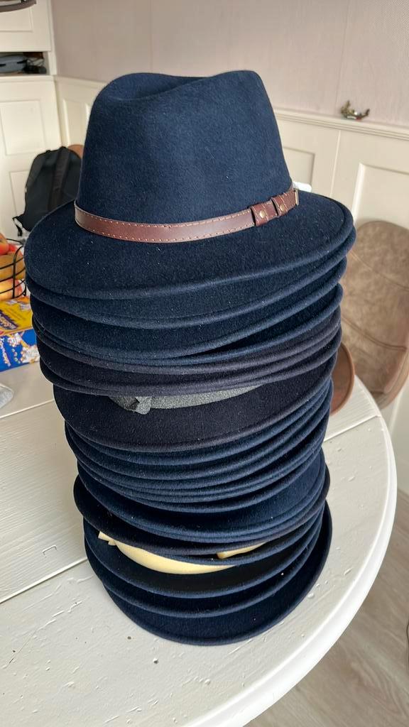 Nieuwe Partij blauwe Italiaanse wollen vilt hoeden, Kleding | Heren, Hoeden en Petten, Zo goed als nieuw, Ophalen