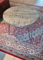 Salontafel Industrieel Mangohout.
(Rond Ø: 60cm / Hoog:45cm, Ophalen, 50 tot 100 cm, Rond, 50 tot 100 cm