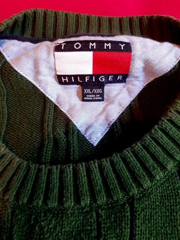 Groene herentrui Tommy Hilfiger XXL beschikbaar voor biedingen
