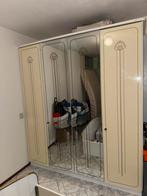 Grote 4-deurs kledingkast – stevige 90’s stijl – antiek, Ophalen, 200 cm of meer, 150 tot 200 cm, Met hangruimte