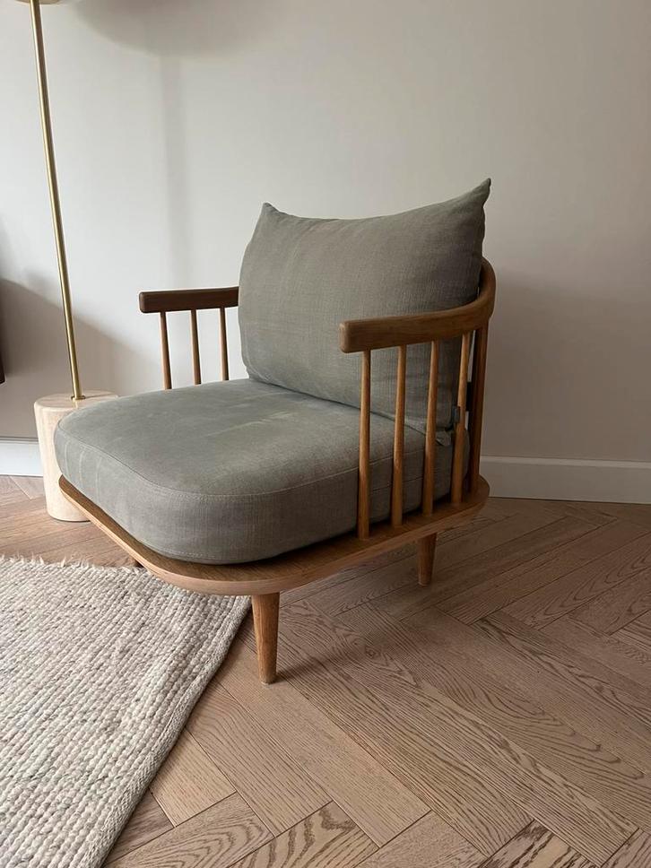 &Tradition Fly chair SC10 fauteuil, Huis en Inrichting, Fauteuils, Zo goed als nieuw, Stof, 50 tot 75 cm, 75 tot 100 cm, Ophalen