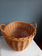 Naturel stofdoeken mandje, Antiek en Kunst, Curiosa en Brocante, Ophalen