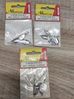 Albatros spinloodjes 3 gram. Met speld. 3 x 3 stuks. Nieuw !, Ophalen of Verzenden, Nieuw, Dobber of Lood