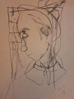 Aquarel uit 1958 wie weet wie schilder jol is, Ophalen of Verzenden