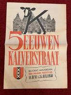 Vintage Krant 500 Jaar Kalverstraat Amsterdam, Verzenden, 1940 tot 1960, Nederland, Krant