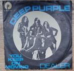 45 toeren single DEEP PURPLE   you keep on moving / Dealer, Ophalen of Verzenden, 7 inch, Rock en Metal, Single