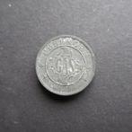 10 Gas 1942 Ubbergen Gasmunt Zink WW2 (01), Postzegels en Munten, Verzenden, Koningin Wilhelmina, 10 cent, Losse munt