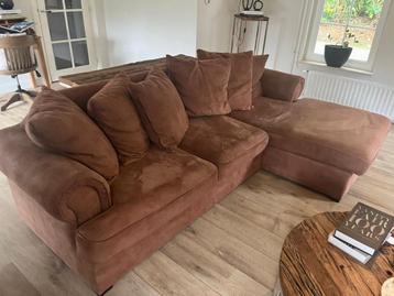 3 zit Hoekbank met lounge stuk 270 cm breed  beschikbaar voor biedingen