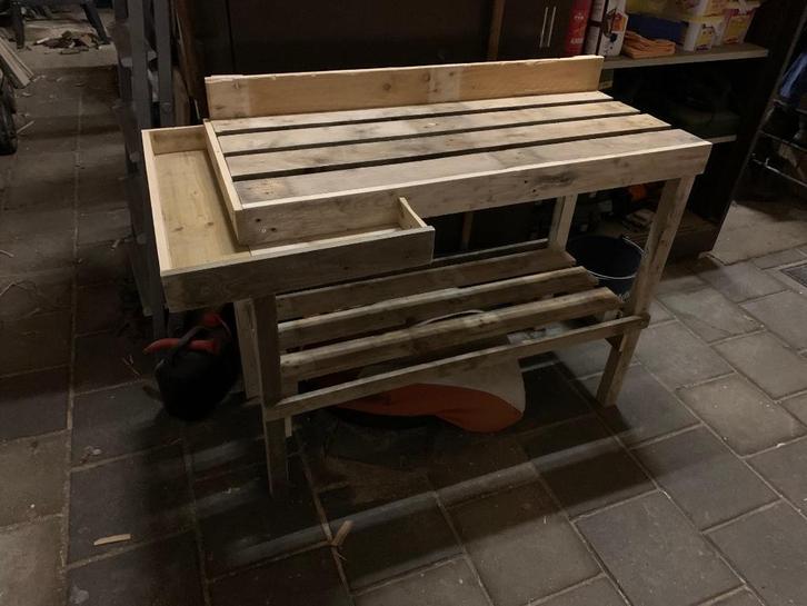 Oppottafel, Tuin en Terras, Tuinmeubel-accessoires, Nieuw, Ophalen