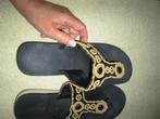 Zwarte strand slippers, 41, Zwart, Ophalen of Verzenden, Sneakers of Gympen, Zo goed als nieuw