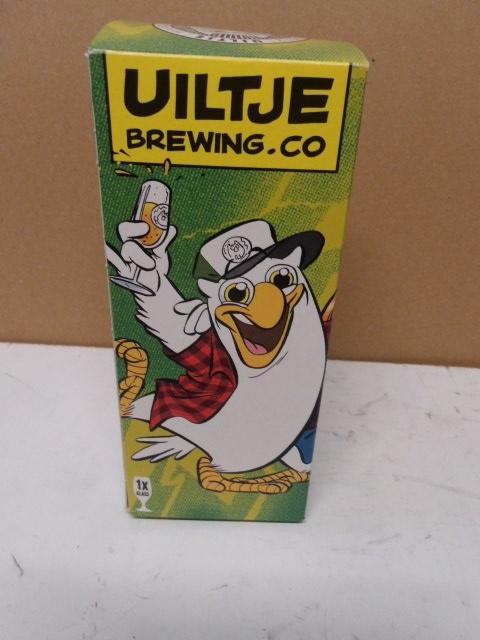 Uiltje Brewing.Co bier glas (nr.1), Verzamelen, Biermerken, Nieuw, Glas of Glazen, Overige merken, Ophalen of Verzenden