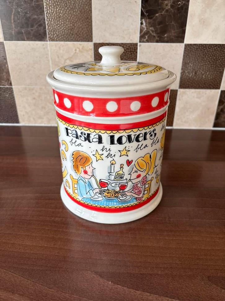 Vintage Pasta Lovers Voorraadpot - blond amsterdam, Huis en Inrichting, Keuken | Keukenbenodigdheden, Zo goed als nieuw, Ophalen of Verzenden