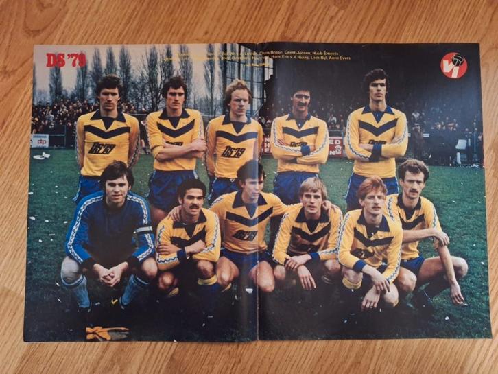 7 oude vintage posters DS'79 / FC Dordrecht (zie foto's!), Verzamelen, Sportartikelen en Voetbal, Zo goed als nieuw, Poster, Plaatje of Sticker