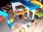 Playmobil garage, wasstraat en tankstation en meer, Complete set, Gebruikt, Ophalen