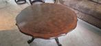 Mahoniehouten salontafel, Huis en Inrichting, Tafels | Salontafels, Ophalen, Gebruikt, 50 tot 75 cm, Rond