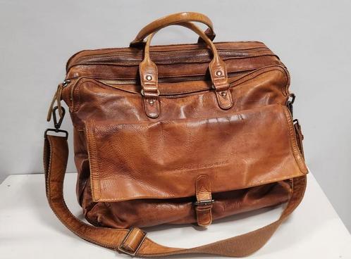 The Chesterfield Brand lederen laptoptas/schooltas, Computers en Software, Laptoptassen, Gebruikt, Ophalen of Verzenden