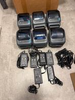 6x Zebra GX420d Labelprinters - Peeler & Cutter Modules, Computers en Software, Ophalen of Verzenden, Gebruikt, Etiket