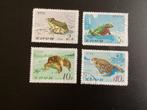 Noord Korea 1974 - Kikkers - Gestempeld, Ophalen of Verzenden, Gestempeld, Dier of Natuur