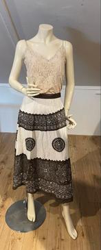 Beige Bruine Rok Maat 40 met Pailletten, Kleding | Dames, Rokken, Maat 38/40 (M), Beige, Ophalen of Verzenden, Zo goed als nieuw