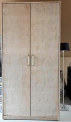 lifetime 2-Deurs kast - 100 cm whitewash, Ophalen, Gebruikt, 180 cm of meer, 85 tot 100 cm