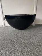Vaas / bloempot van BOB zwart hoogglans, Ophalen of Verzenden, Zo goed als nieuw, Zwart, Minder dan 50 cm