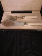 Vintage Visbestek - Roestvrij Nikkel, Ophalen of Verzenden